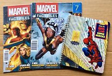 LOT OF MARVEL FACT FILES #4 & 7 + DRAW MARVEL COMICS SUPER HEROES (1995 Klutz) picture