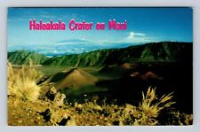 Maui HI- Hawaii, Haleakala Crater, Antique, Vintage Souvenir Postcard picture