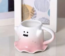 Halloween Ghost ombre pink ceramic mug,15.5 oz,new,halloween gift picture