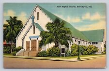 Linen First Baptist Church Fort Myers Florida P608 picture