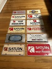 Saturn Dealership License Plate Lot of 12 picture