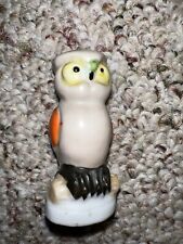 Vintage Occupied Japan Porcelain Miniature Owl Figurine picture