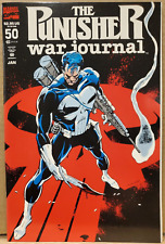 Punisher War Journal 50 KEY Preview of Punisher 2099 EMBOSSED Cover 1993 Marvel picture