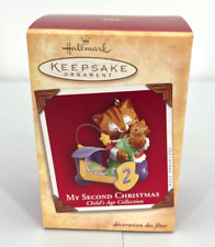 Hallmark Keepsake Ornament 2004 CHILD'S AGE COLLECTION MY SECOND CHRISTMAS picture