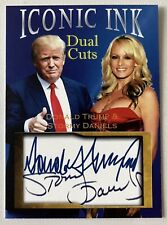 DONALD J TRUMP & STORMY DANIELS Collectors Card (ERROR) picture