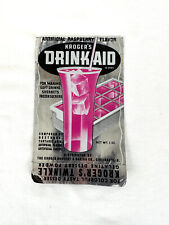 Vintage Kroger's Drink-Aid Packet - Artificial Raspberry Flavor - 1935 picture