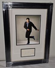 Chubby Checker vintage  signed card Autographed  professionally framed picture