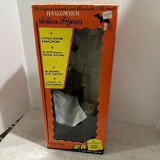 Vintage Rennoc Animations Halloween Action Figure Witch Animated Illuminated 18” picture