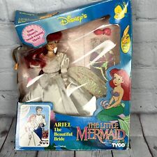 Vintage Little Mermaid Ariel The Beautiful Bride 9” 1991 Tyco Disney Box Damage picture