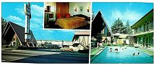 Shasta Lodge 1245 Pine St.  Redding CA Budget Host Hotel Advertising POSTCARD CA picture