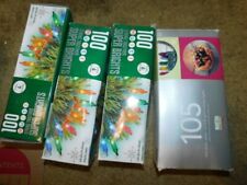 Vintage Holiday Lights 4 Boxes 405 lights Indoor/Outdoor New In Original Boxes picture
