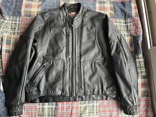 Genuine Heavy Harley Davidson Leather Biker Jacket Quilted Liner 2XL Please Read picture