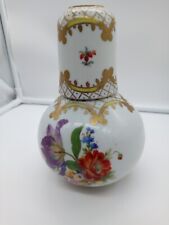 Elios Italian Hand Painted Floral Golden Trim Bedside Crafe And Cup Tumble up picture