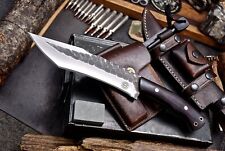 CFK HILL & CREEK Handmade D2 Custom Bushcraft Hunting Camping Knife Sheath-Set picture