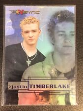 Justin Timberlake 2000 Topps NSYNC Card #1 (1 of 10) Rainbow Prism RC Rookie picture