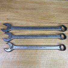 VTG Penens Corp 3/pc  Combination Wrench 1”, 1 1/16”, 1 1/8” 12 Pt Made In USA picture