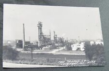 1958 The TEXACO Company Refinery Lockport Illinois Real Photo Postcard UNUSED picture