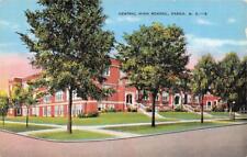 FARGO, ND North Dakota     CENTRAL HIGH SCHOOL     c1940's Linen Postcard picture