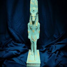 RARE ANCIENT EGYPTIAN ANTIQUITIES Statue Large Of Goddess Hathor Egypt BC picture