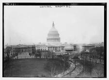 Photo:Capitol - Washington,D.C.,1910-1915,bare trees picture