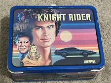 Vintage 1982-1983 Knight Rider Metal Lunchbox with Thermos & Paper KITT Trans Am picture