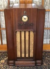 Vintage-Antique 1930s Sparton 1066 Console-Floor Model Radio w Original Finish picture