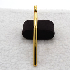 Vintage SWISS Caran d’Ache Madison Gold Plated Striated 14K M Nib Fountain Pen-S picture