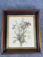 Antique Wood 14 X15 Eastlake Victorian Gold Gilt Deep Picture Frame Flower Print picture