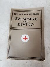 VINTAGE 1938 THE AMERICAN RED CROSS SWIMMING AND DIVING BOOK picture