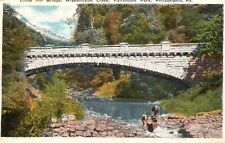 Postcard PA Philadelphia Lotus Inn Bridge Fairmount Park 1919 Vintage PC J3505 picture