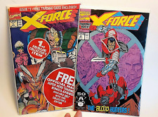 Dead Pool 2nd App X Force#2 & X Force #1 Mint in Bag With Deadpool Rookie Card picture