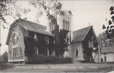 Centerville, IA: RPPC Catholic Church - Appanoose Co, Iowa Real Photo Postcard picture