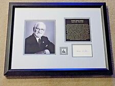 Albert Sabin Oral Polio Vaccine Inventor Signature Autograph Framed Presentation picture
