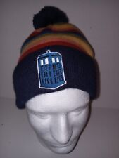 Doctor Who Pom Pom Beanie Striped Multicolor picture