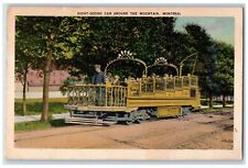 c1920's Sight Seeing Car around the Mountain Montreal Quebec Canada CA Postcard picture