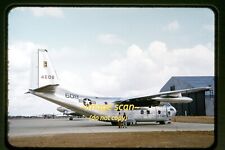 USAF Fairchild C-123B Provider Aircraft in 1950s, Kodachrome Slide n3b picture