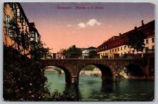 Hanover Germany Partie A Leine Historic European City Landmark DB Postcard picture