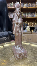 RARE ANCIENT EGYPTIAN ANTIQUES Statue Large Of Goddess Isis Egypt Pharaonic BC picture