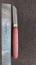 Victorinox GARDENER Knife FLORAL Knife~ Red Handle ~ Stainless ~ Swiss Army  picture
