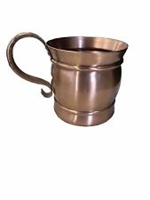 Gregorian Solid Copper Mug VINTAGE Copperware Moscow Mule picture