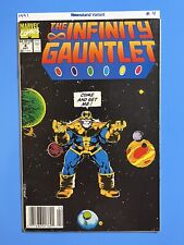 INFINITY GAUNTLET # 4 MARVEL COMICS~NEWSST VARIANT~ Iconic THANOS Cover 1991 picture