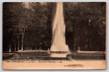 Vintage Postcard Versailles France Le Parc Fountain picture