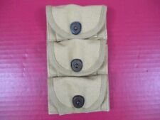 WWI AEF US Army M1910 Half Moon Clip Belt Pouch for M1917 Revolver - Repro picture