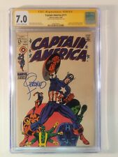 Captain America #111 CGC 7.0 SS 1969 Marvel Comics Signed Jim Steranko picture