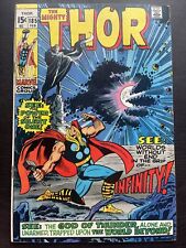 The Mighty THOR #185 (Marvel 1971) Power of Silent One, Infinity App Bronze Age picture