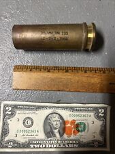 Vintage 1968 Vietnam War US Military Brass 30mm Shell picture