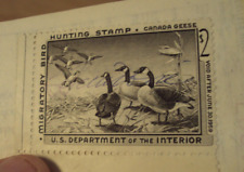 VTG 1959 CALIFORNIA Hunting LICENSE~Resident Citizen~Migratory BIRD STAMP~ picture