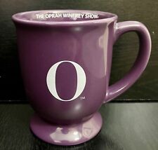 Oprah Winfrey Show O Mug Ceramic Footed Coffee Tea Mug Cup 14oz PURPLE NICE picture