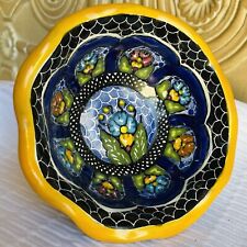Talevera Pottery Signed Maximo Huerta Amozoc Puebla Stunning picture