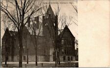 1910. HIGHLAND, ILL. PUBLIC SCHOOL. POSTCARD MM13 picture